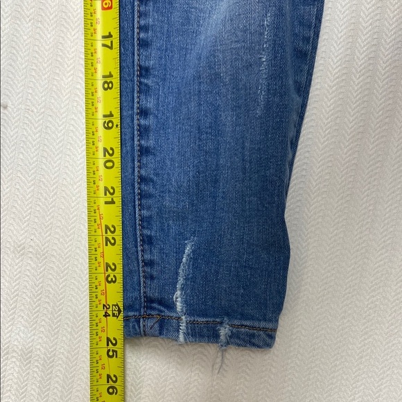 American Bazi Los Angeles Ripped Denim Skinny Jeans Size 7 - Picture 11 of 12